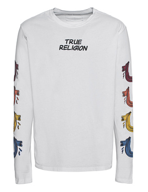 TRUE RELIGION Logo Sleeve White