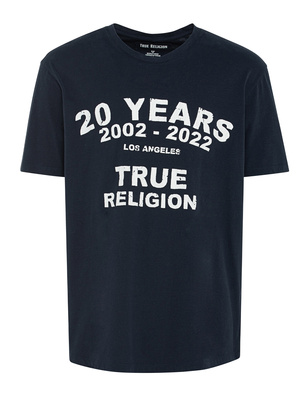 TRUE RELIGION 20 Years Tee Script Navy