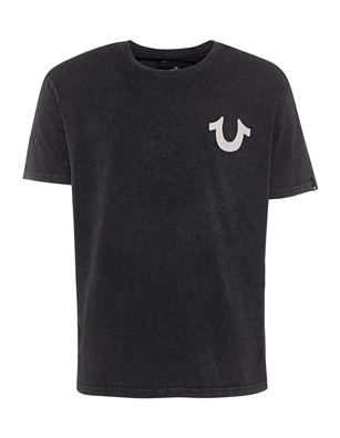 TRUE RELIGION Direct Dye Logo Black