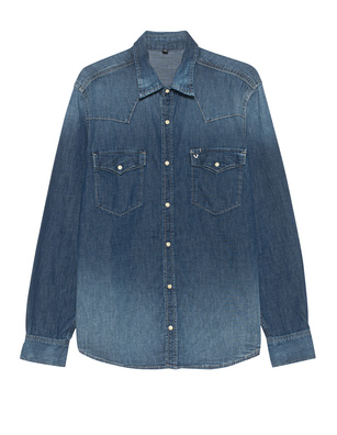 TRUE RELIGION Western Blue Denim