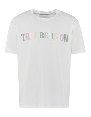 TRUE RELIGION Stone Wash Colorful White