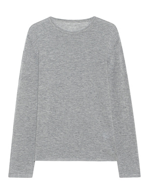 Majestic Filatures  Crew neck Grey Melange