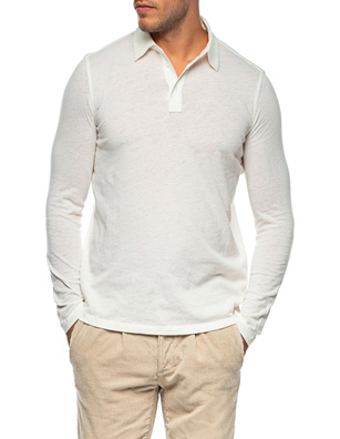 Majestic Filatures  Polo Cotton Cashmere Creme