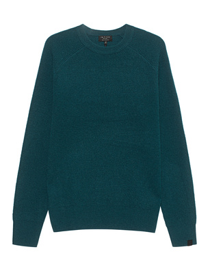 RAG&amp;BONE Haldon Waffle Cashmere Dark Green