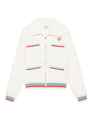 CASABLANCA Terry Track Top Off White