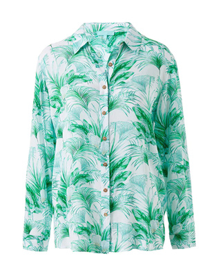 Melissa Odabash Millie Palm Green