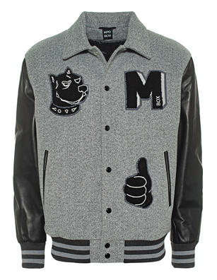 MPD Box Varsity Leather Grey Black