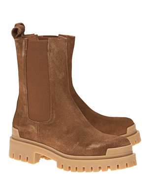 Ennequadro Crosta Glove Brown