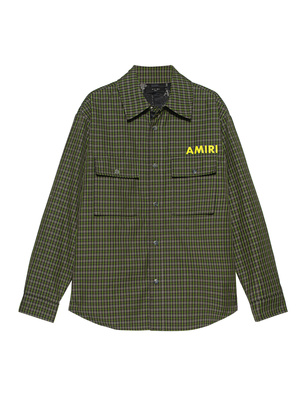AMIRI Logo Overshirt Sage