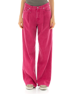 R13 Damon Pleated Vivid Pink