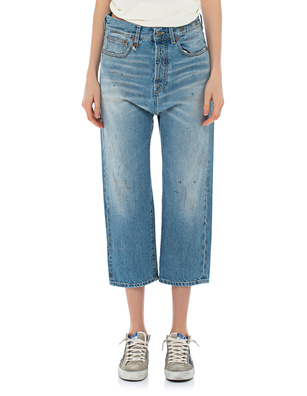R13 Tailored Drop Jean Turner Blue