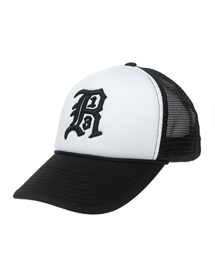 R13 Trucker Hat White Black