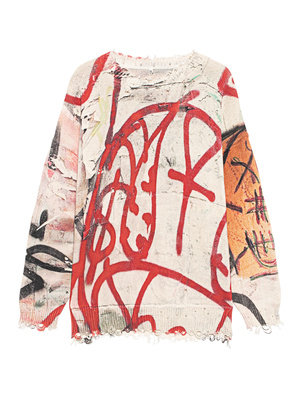 R13 Street Oversized Graffiti Multicolor