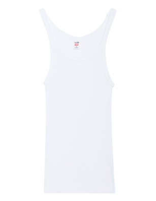 RE/DONE Ribbed Optic White