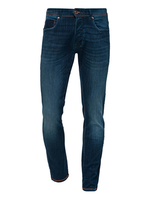 ACE DENIM No Logo Dark Stone Orange Blue