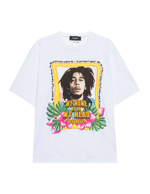 DSQUARED2 Bob Marley Skater Fit White
