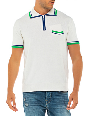DSQUARED2 Sporty Polo Off White