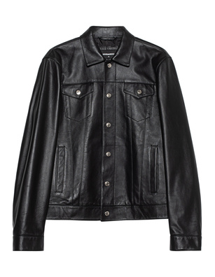 DSQUARED2 Dan Jean Leather Black