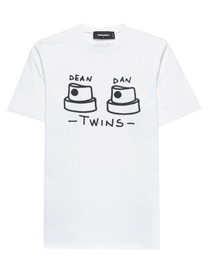 DSQUARED2 Dean Dan Twins Tee White