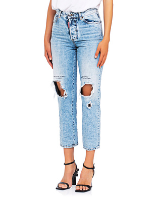 DSQUARED2 Boston Jean Destroyed Light Blue