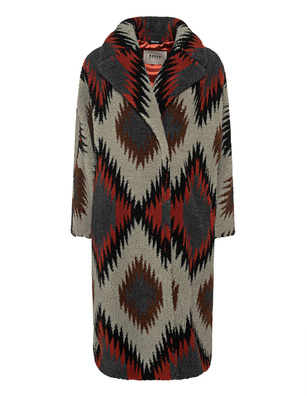 BAZAR DELUXE Giaccone Donna Multicolor