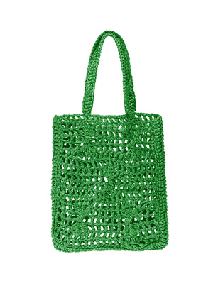 Maria La Rosa Rosa Del Deserto Crochet Green