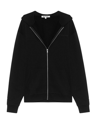 9N1M SENSE Essential Zip Hoody Black