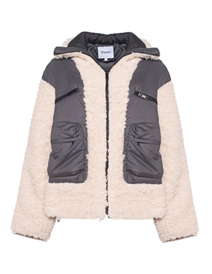 Sherpa Teddy Combat Beige Grey