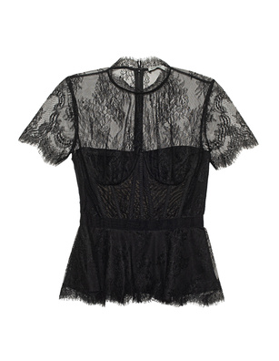 SIMKHAI Kehlani Lace Black