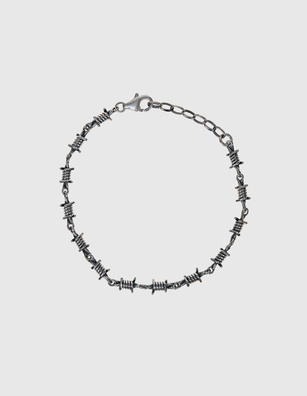 Serge DeNimes Silver Barbed Wire Bracelet