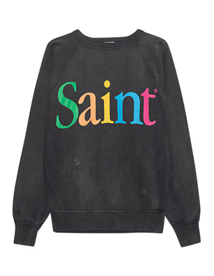 SAINT MICHAEL Saint Multicolor Washed Black