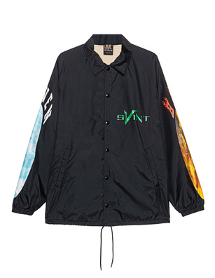 SAINT MICHAEL Coach Jacket VLone Black