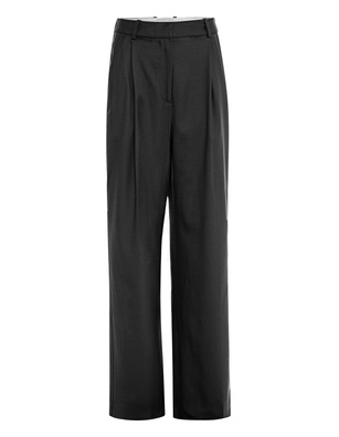 LOULOU STUDIO Solo Wide Leg Black
