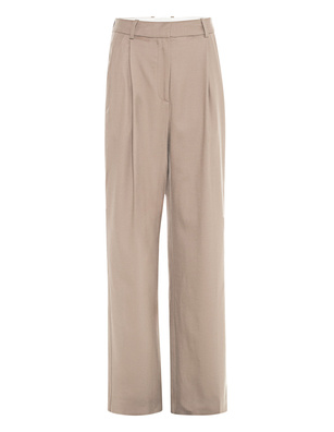 LOULOU STUDIO Solo Wide Leg Taupe