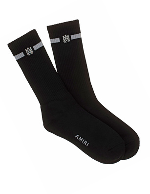 AMIRI Solid Socks Black