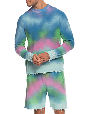 LANEUS Girocollo Print Multicolor