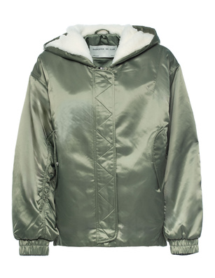 Shoreditch Ski Club Nila Shearling Bomber Khaki