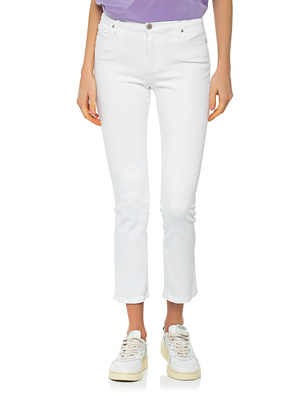 AG Jeans Mari High Raise Straight White