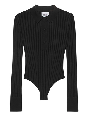 GALVAN LONDON Rhea Sleeve Body Suit Black
