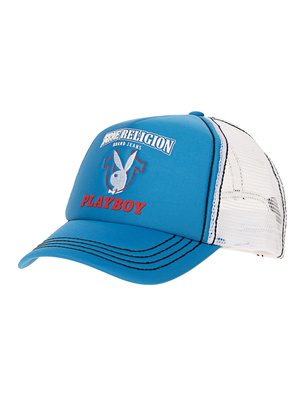 True Religion x Playboy World Tour Bunny Blue White