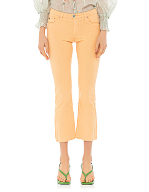 AG Jeans Jodi Crop High Rise Slim Flare Orange