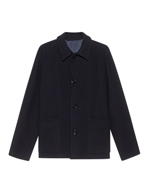 Dondup Wool Pocket Navy