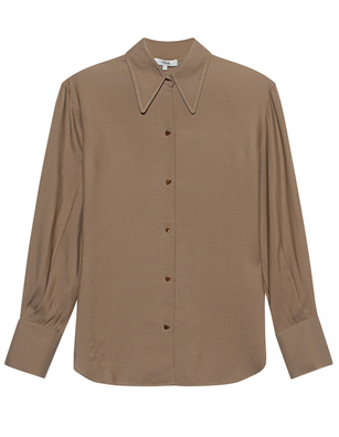 VINCE. Stone Button Brown