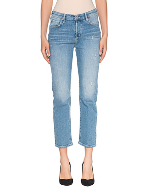 TRUE RELIGION Highrise Straight Cropped Blue