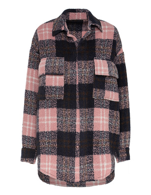 TRUE RELIGION Check Oversize Rose