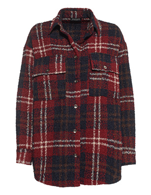 TRUE RELIGION Checked Colibri Red Blue