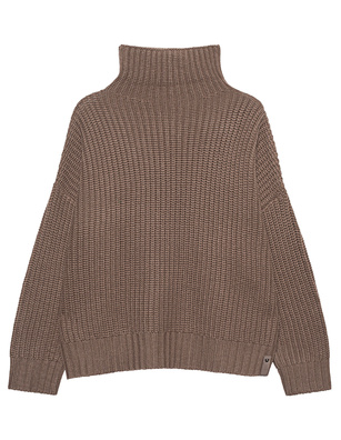 TRUE RELIGION Boxy Turtleneck Slate 