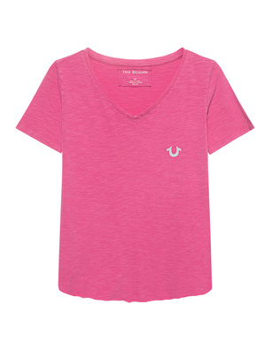 TRUE RELIGION Direct Dye Stone Wash Pink Yarrow