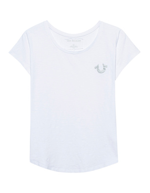 TRUE RELIGION Wide Stone Wash White