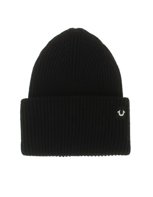 TRUE RELIGION Beanie Solid Black